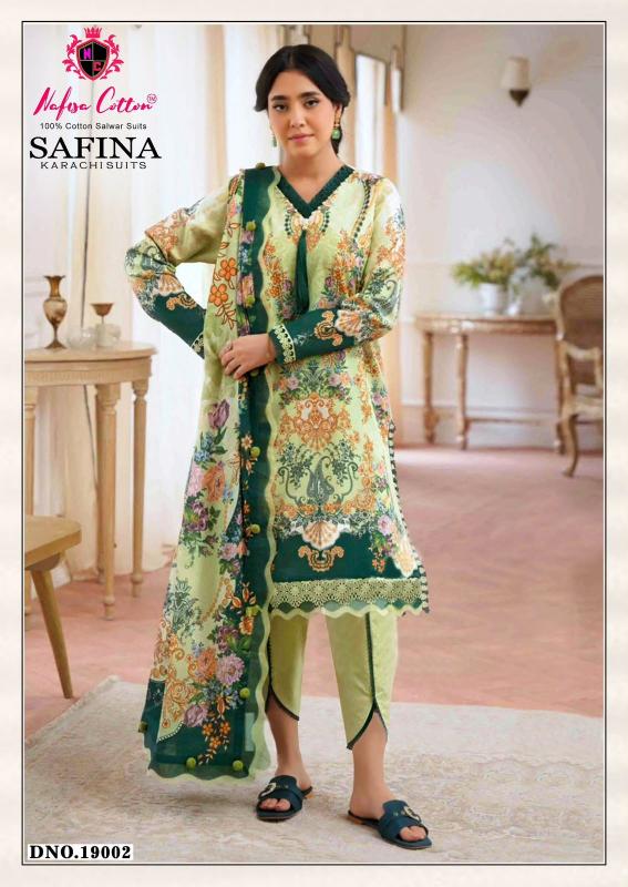Nafisa cotton safina vol-19 wholesale dress materials area in ahmedabad